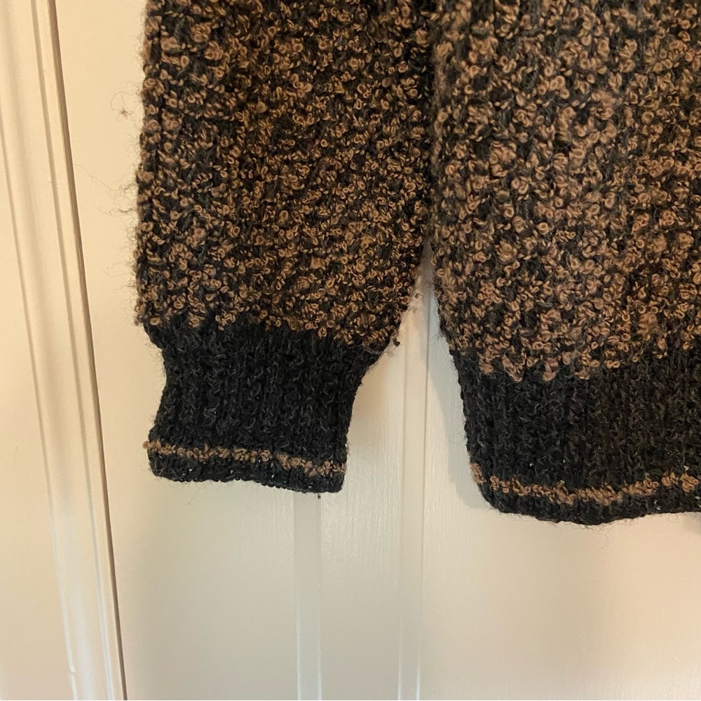 Peruvian Connection Button Down Wool Cardigan - image 2